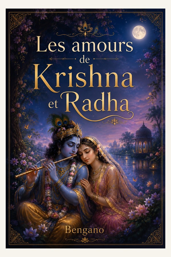Couverture de Les amours de Krishna et Radha