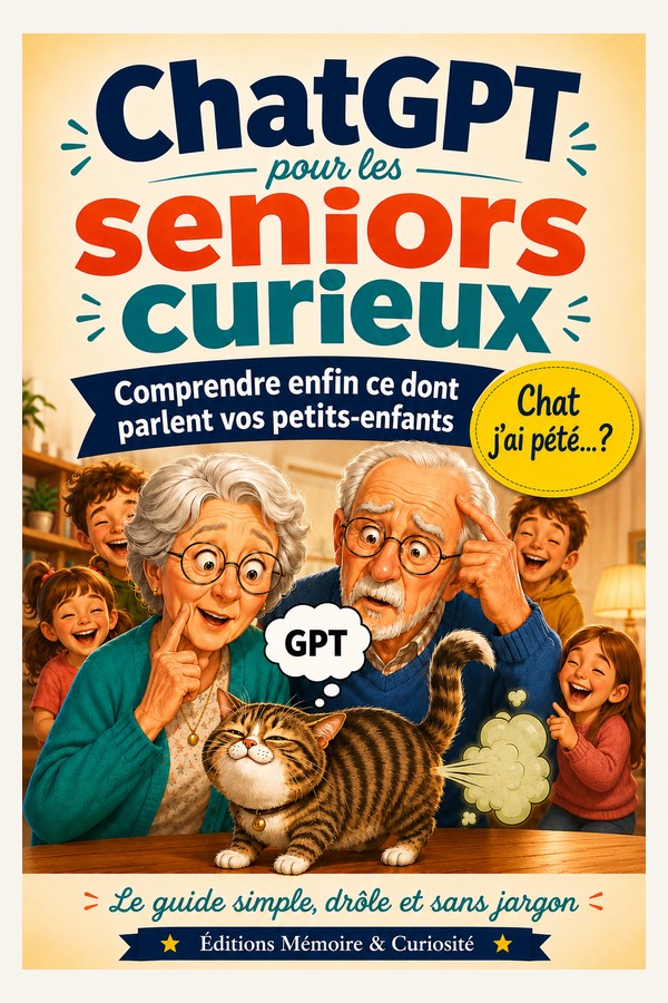 Couverture de ChatGPT pour les seniors curieux